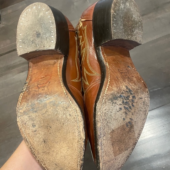 Brown Western Ankle Boots - Picture 6 of 7